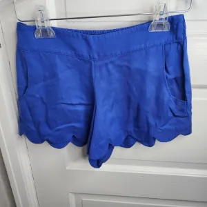 NEW Lilly Pulitzer Dahlia Shorts Blue Scallop XS