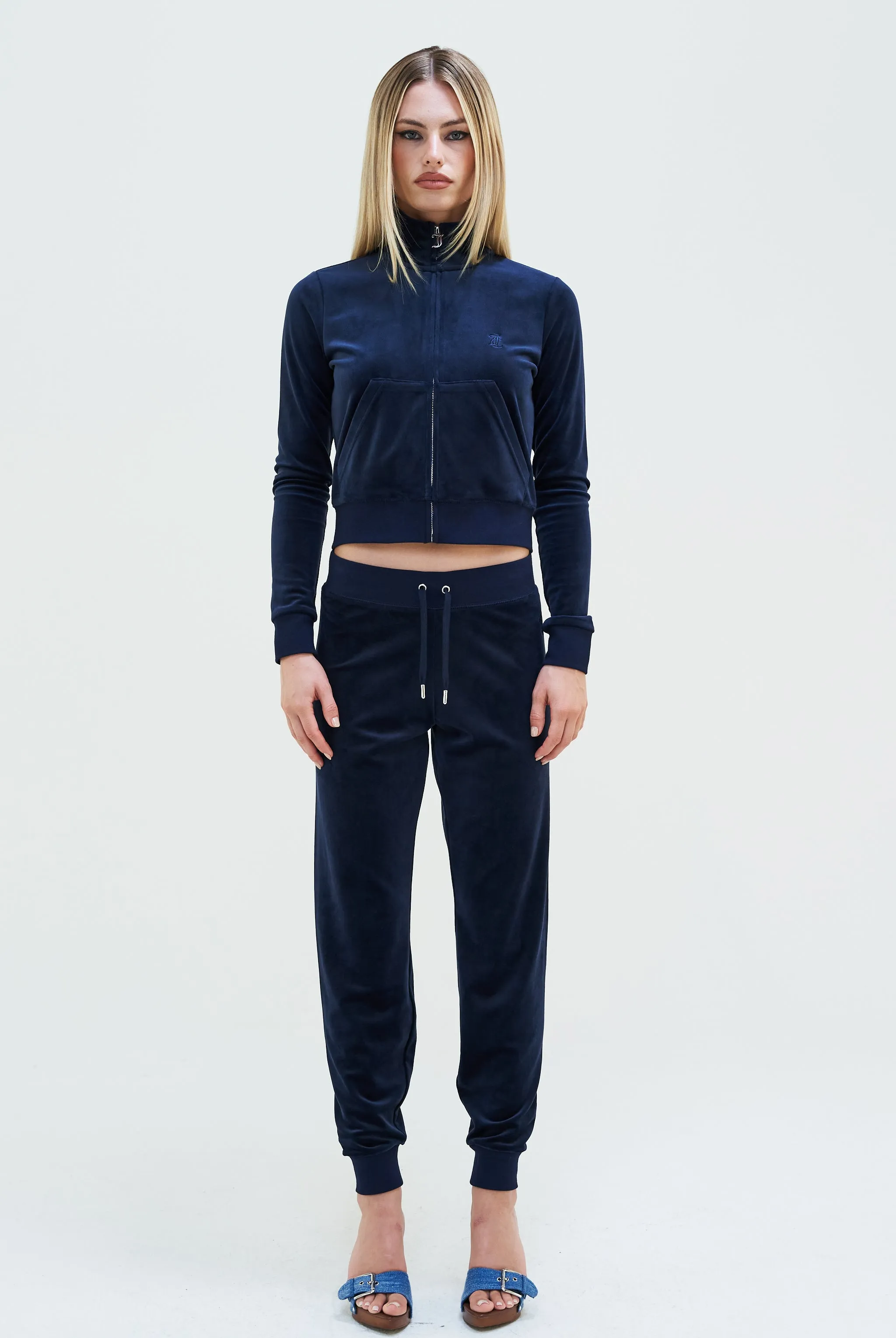 NIGHT SKY BLUE CLASSIC VELOUR TRACK TOP