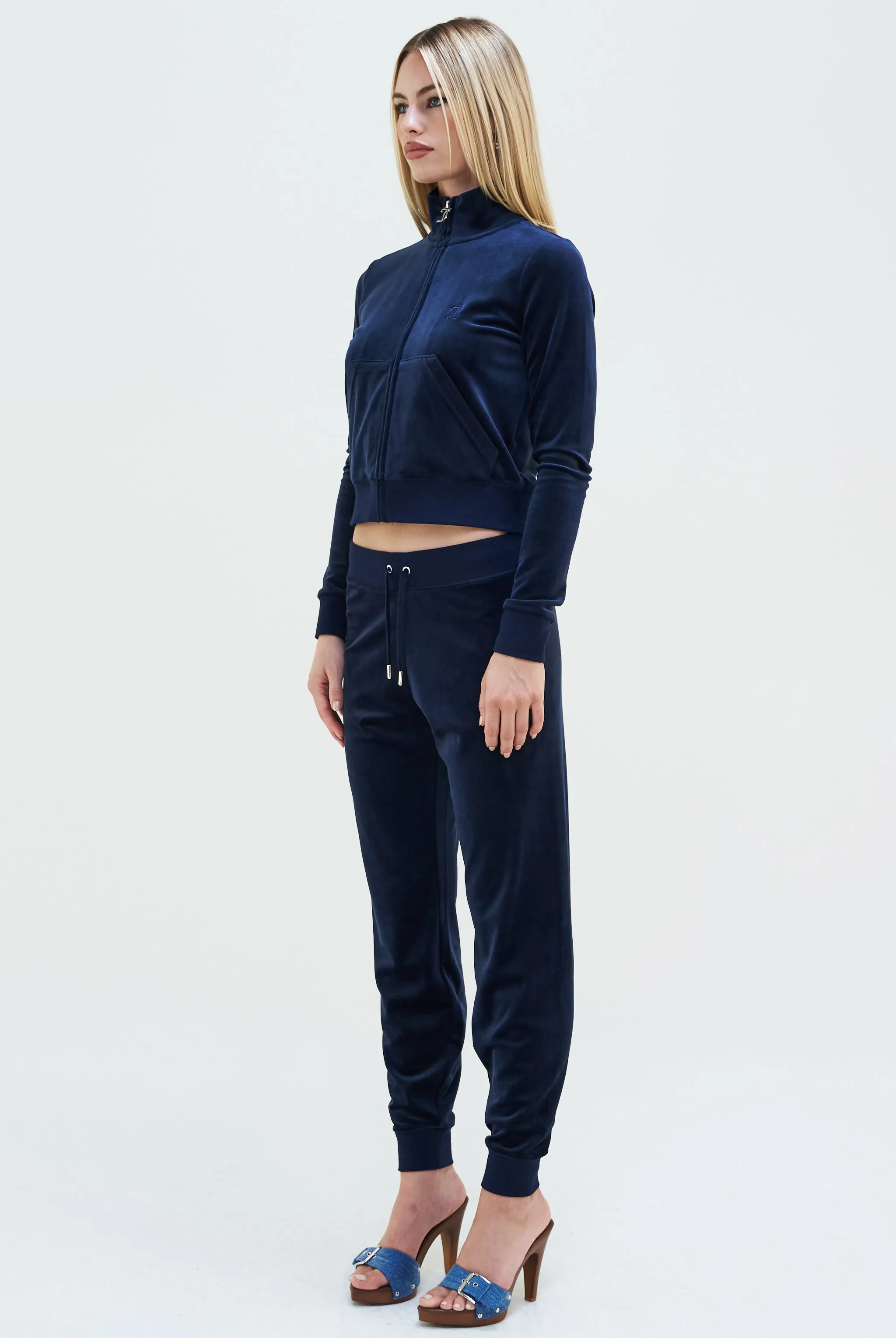 NIGHT SKY BLUE CLASSIC VELOUR TRACK TOP