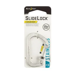 Nite ize - Carabiner SlideLock No3 Coal (Stainless)