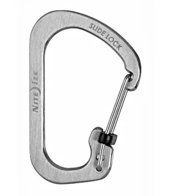 Nite ize - Carabiner SlideLock No3 Coal (Stainless)