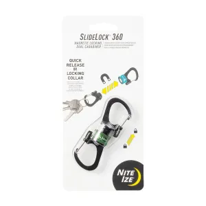 Nite Ize SlideLock 360° Magnetic Locking Carabiner Olive