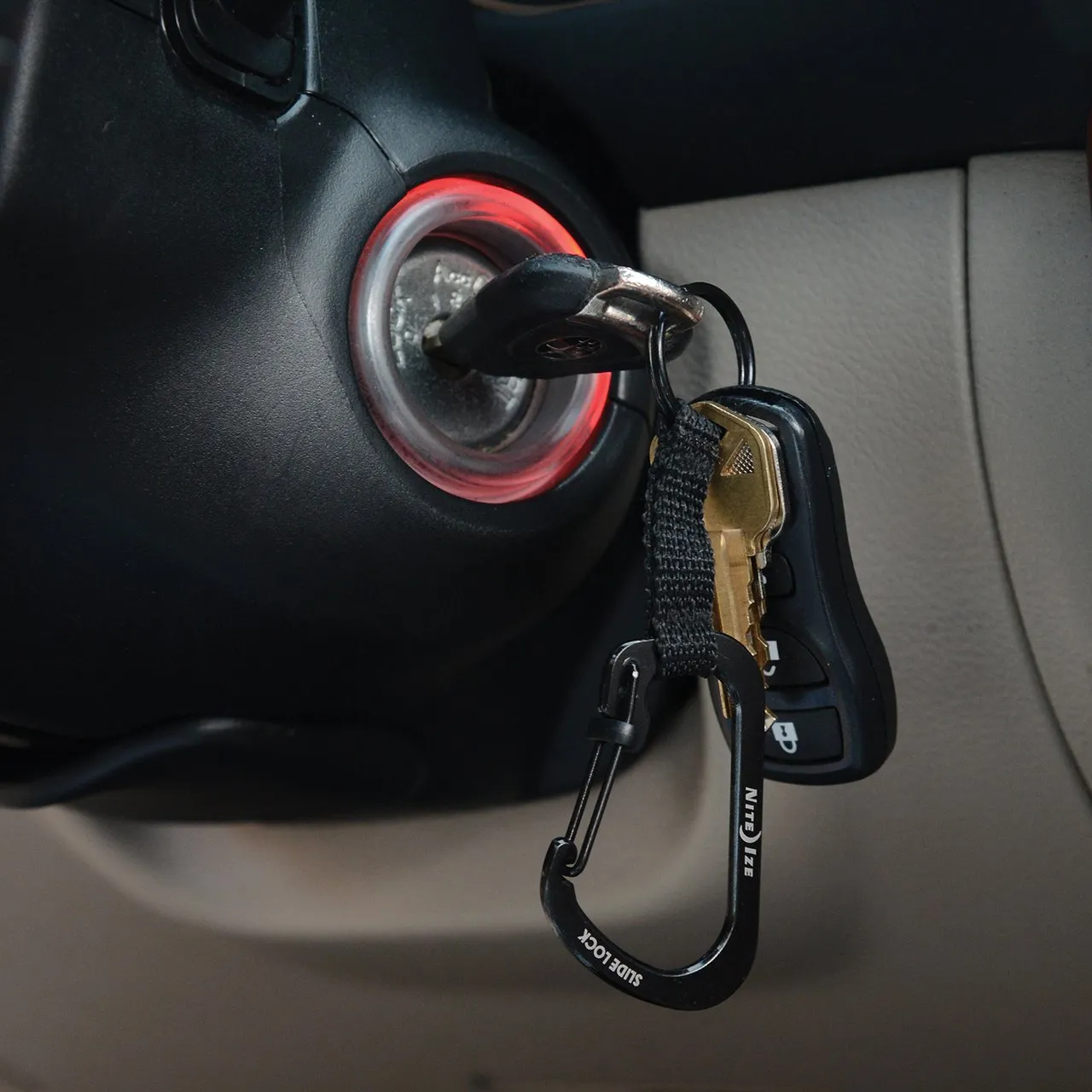 Nite-Ize SlideLock Keyring #3 Steel Black