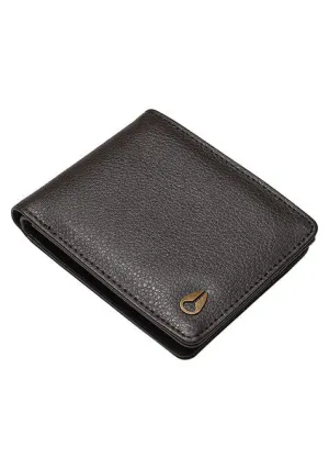 Nixon Pass Vegan Leather Wallet - Brown