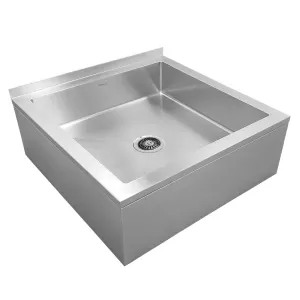 Noah's Collection 27" Utility Single Bowl Floor  Mount Mop Sink