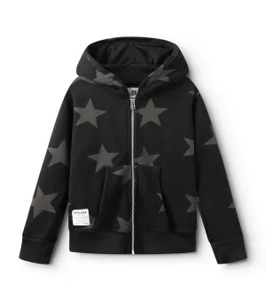 nununu-Star Zip Hoodie (black)