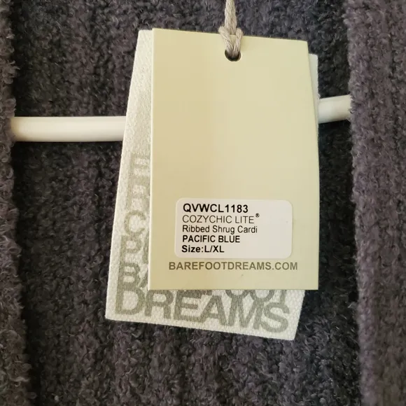 NWT Barefoot Dreams Cozychic Lite Ribbed Shrug Cardi Size Large/Extra Large