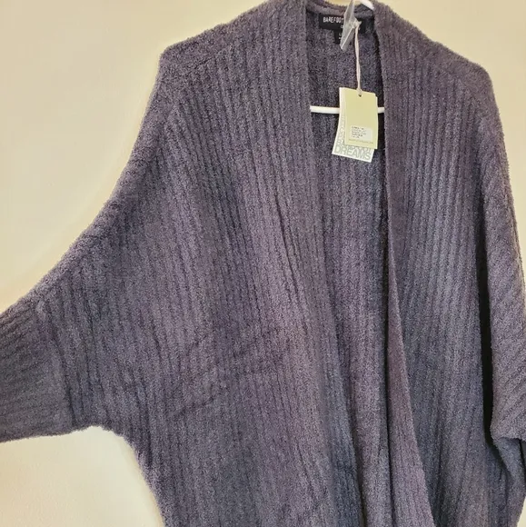 NWT Barefoot Dreams Cozychic Lite Ribbed Shrug Cardi Size Large/Extra Large