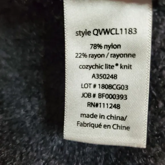 NWT Barefoot Dreams Cozychic Lite Ribbed Shrug Cardi Size Large/Extra Large