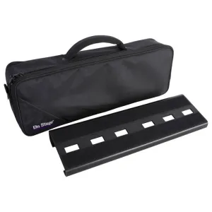 On Stage Compact Pedal Board with Custom Gig Bag