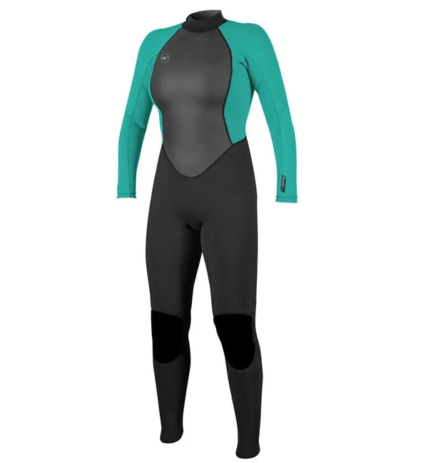 O'Neill Womens Reactor II 3/2 Back Zip Full Wetsuit