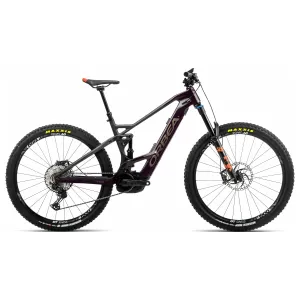 Orbea Wild FS M10 Carbon Electric Mountain Bike 2022 - Red Wine & Carbon
