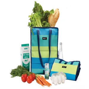 PackIt Freezable Grocery Shopping Bag with Zip Closure