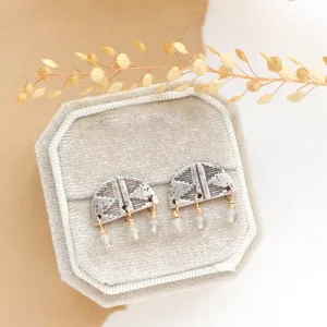 Pakal Labradorite Fringe Post Earrings