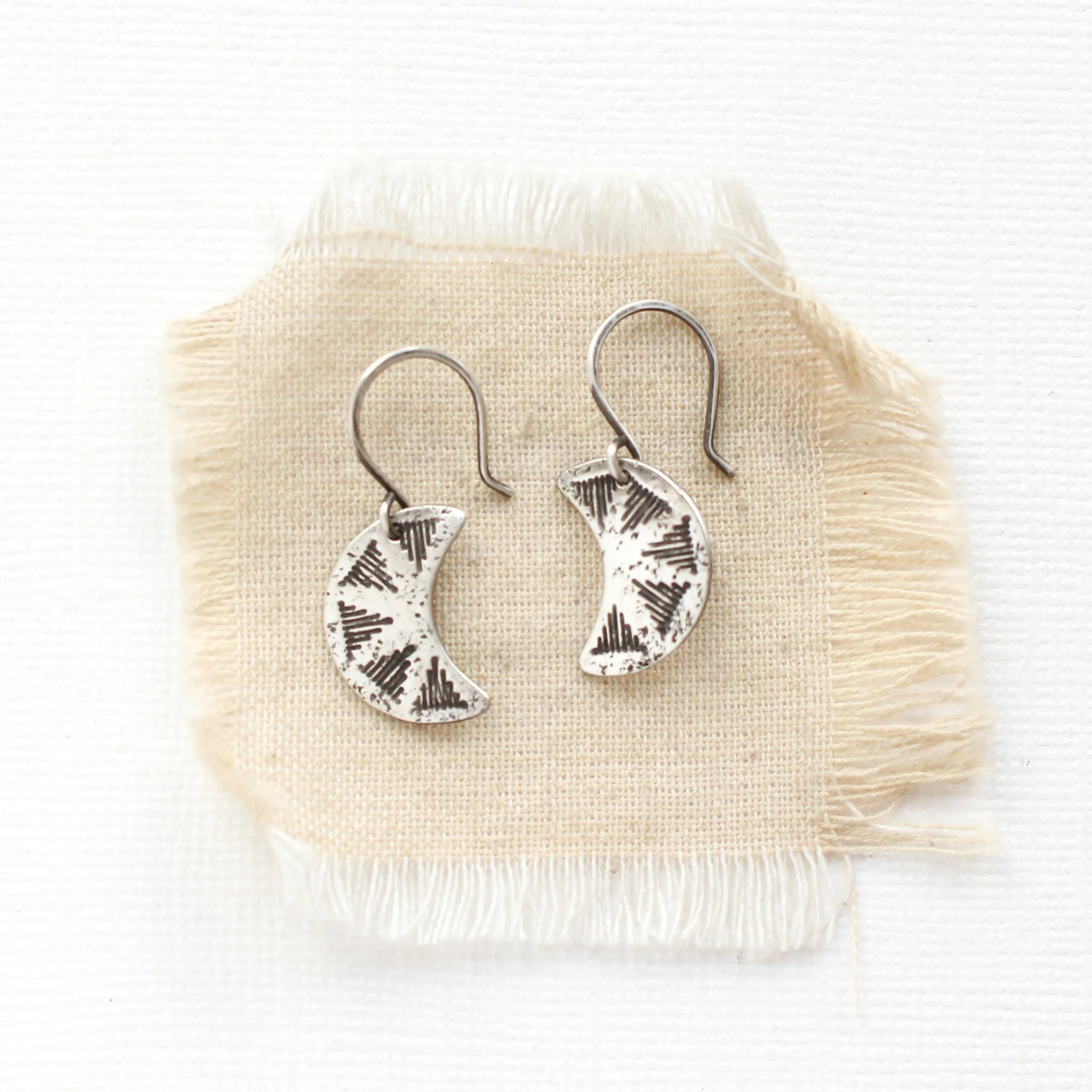 Pakal Moon Earrings