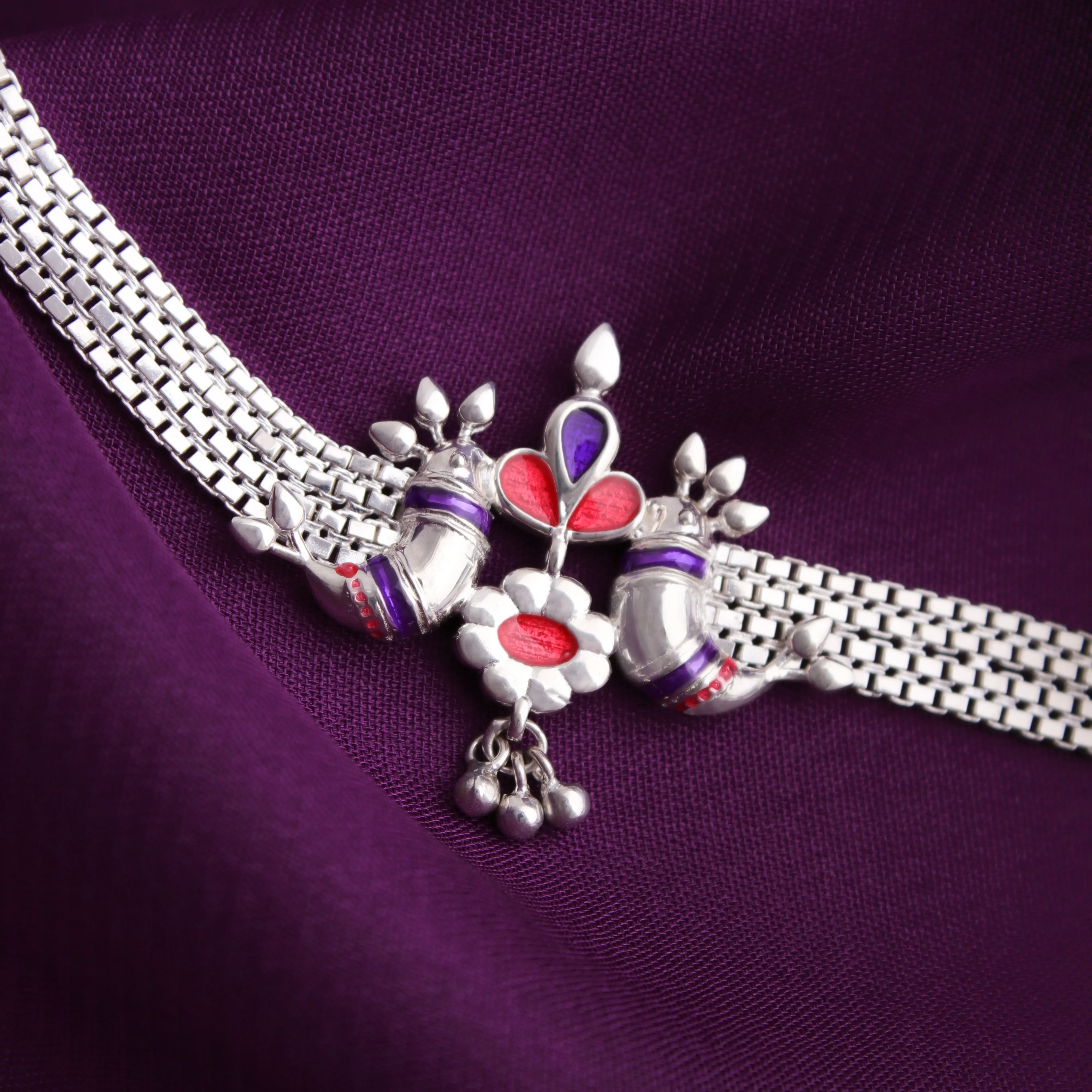 Pakhi Silver choker Necklace By Moha