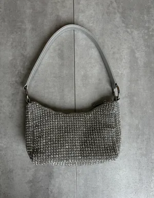 Pelle Shoulder Bag in Silver