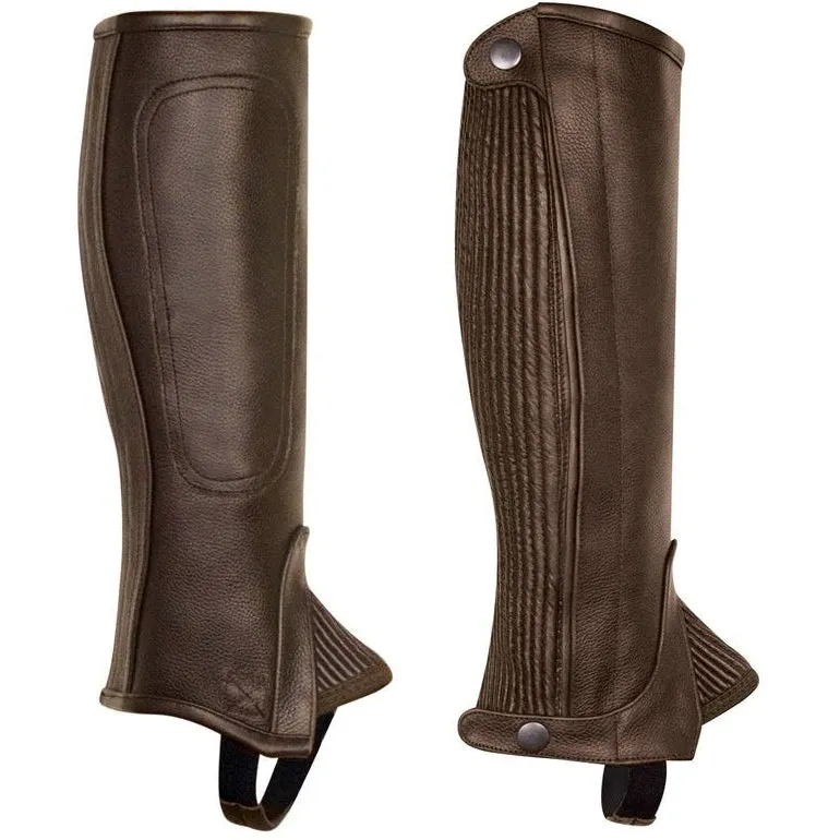 Perri's Brown Professional Leather Half Chap