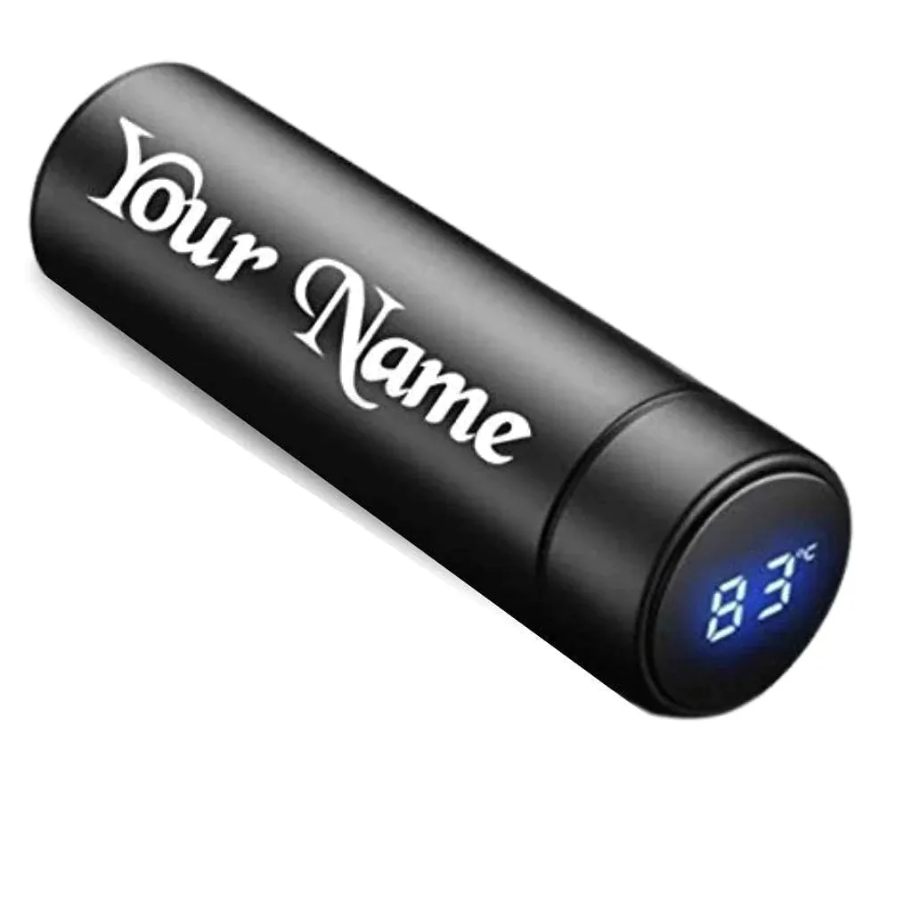 Personalised Stainless Steel Mug, Temperature Bottle & All in One Men's Combo (4 pcs) - Grey