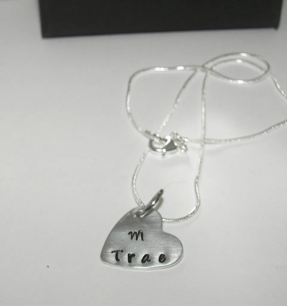 personalized 2 piece Necklace set  with kids names, mother daughter necklace set , custom kids name necklace,