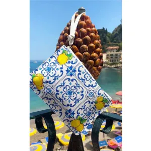 Personalized Caltagirone Limone Clutch Bag