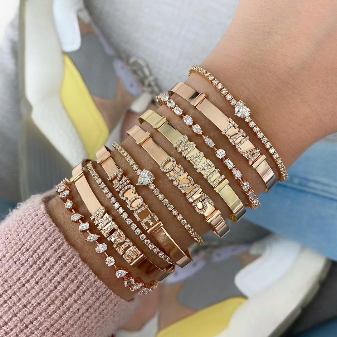 Personalized Clip On Bangle