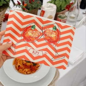 Personalized Clutch - Spritz o' Clock