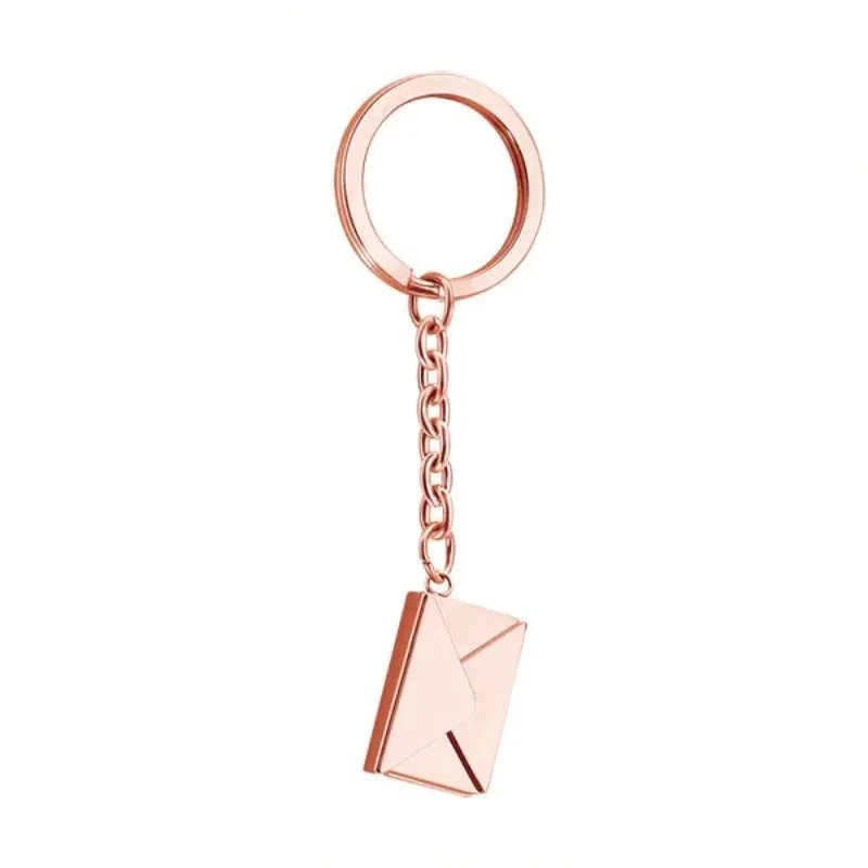 Personalized Envelope Pendant Keychain