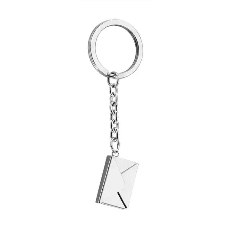 Personalized Envelope Pendant Keychain