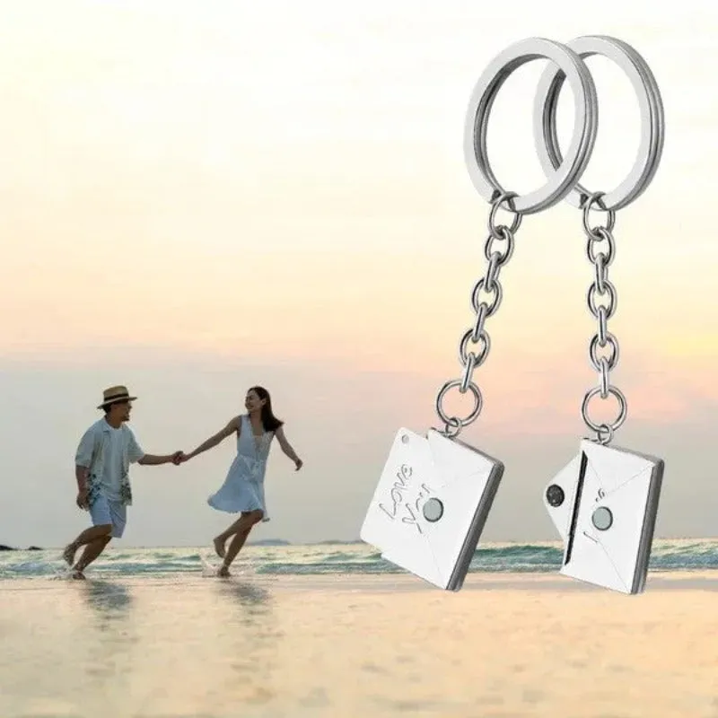Personalized Envelope Pendant Keychain