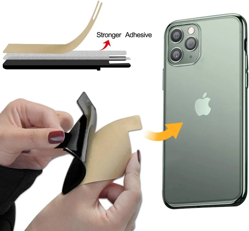 Phone Card Holder Silicone Stick-On Wallet