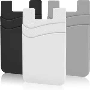 Phone Card Holder Silicone Stick-On Wallet