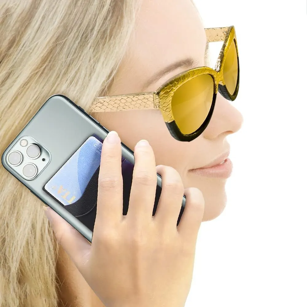 Phone Card Holder Silicone Stick-On Wallet