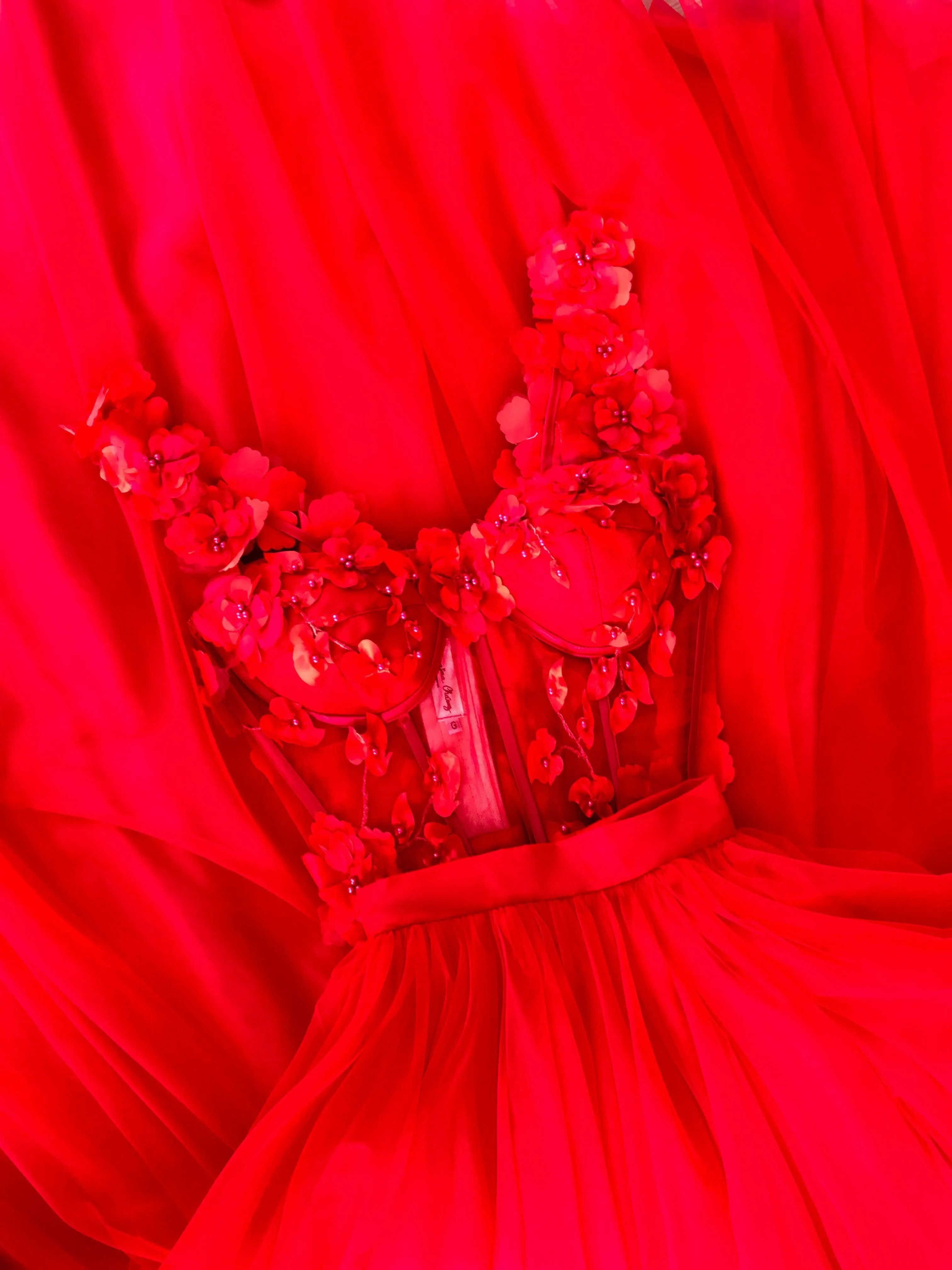Pink Bustier and Tulle Skirt Set