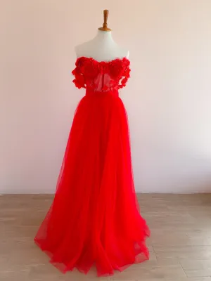Pink Bustier and Tulle Skirt Set