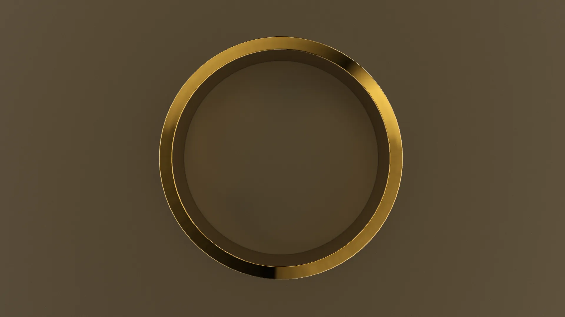 Polished Yellow Gold 7mm Flat Wedding Band