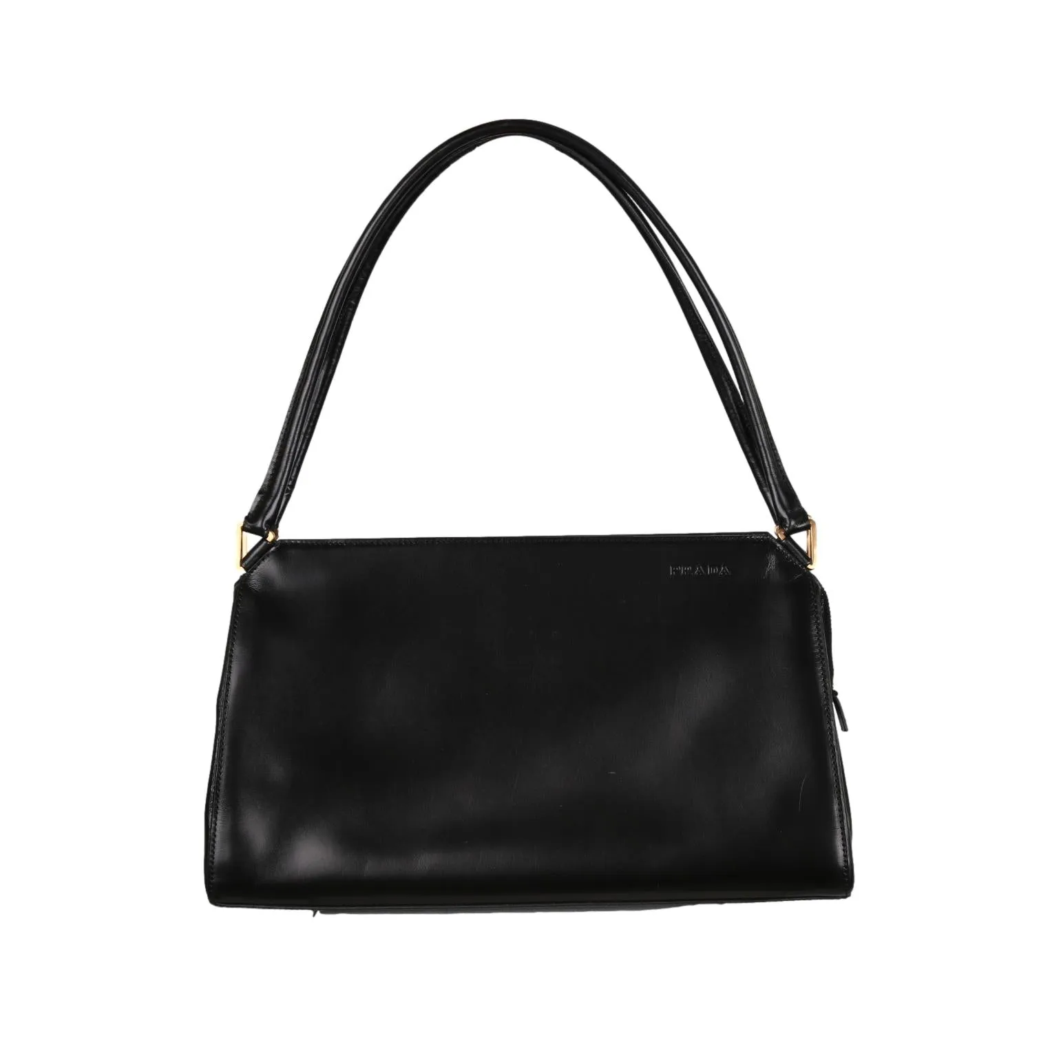 Prada Black Leather Shoulder Bag