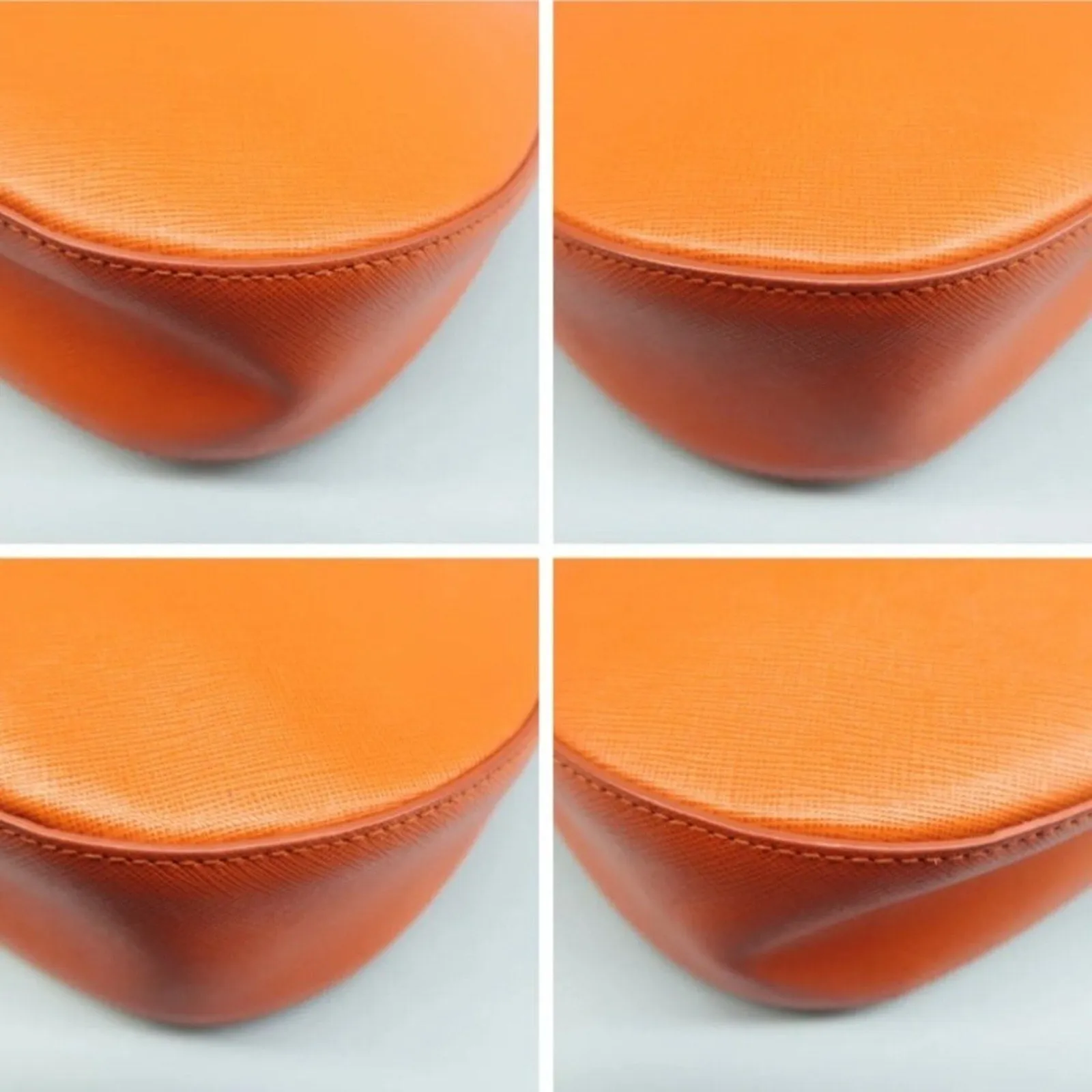 Prada Orange leather Shoulder Bag