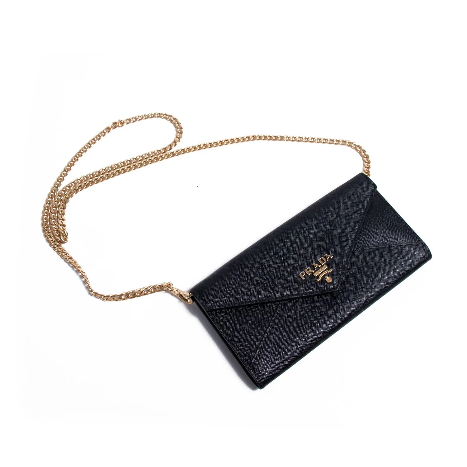 Prada Saffiano Envelope Mini Bag