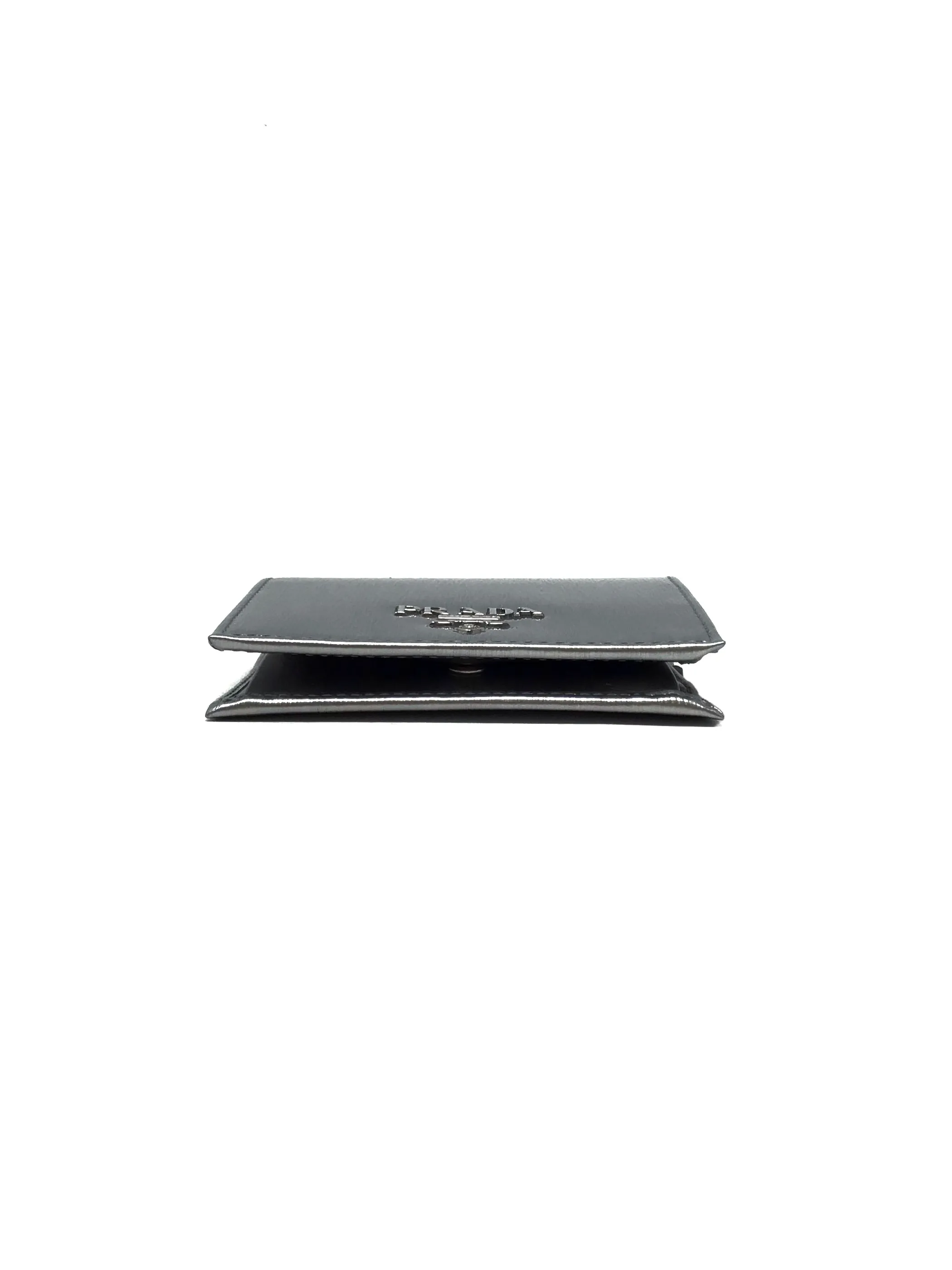 Prada WB! 'Portafoglio' Patent Leather Fold Wallet