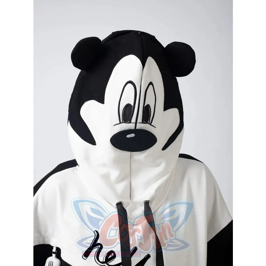 【PRE-SALE】COSFUN Original Cartoon Mouse Cosplay Full Zip Hoodie A00001