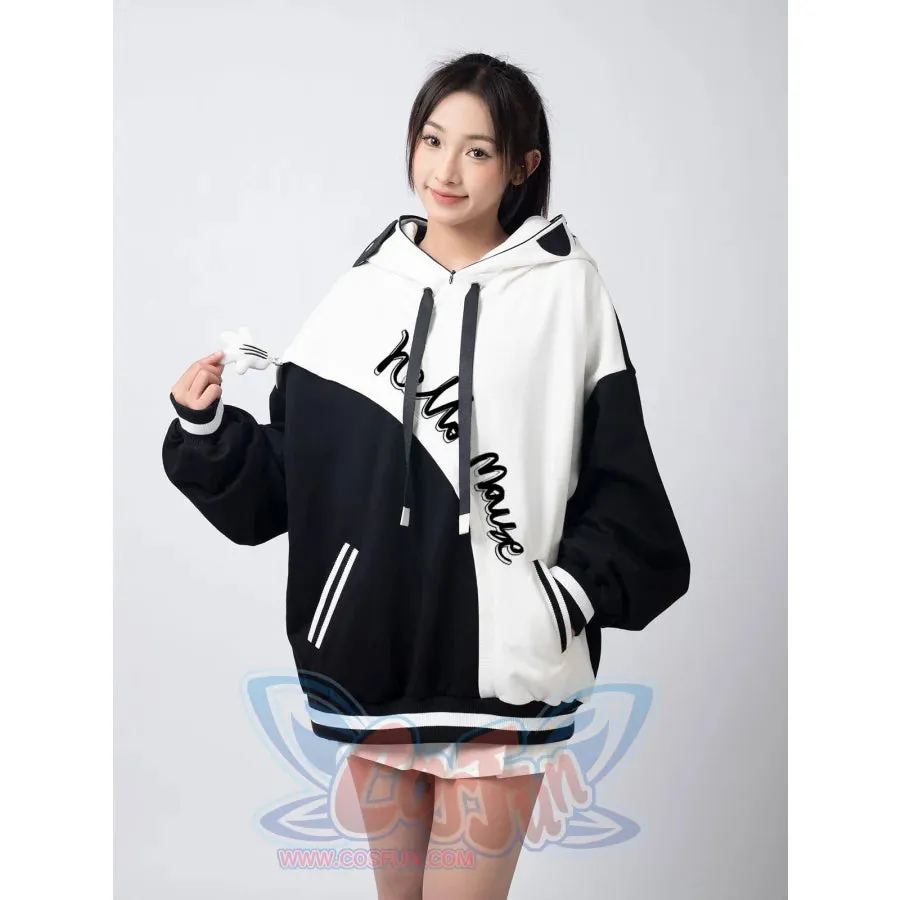 【PRE-SALE】COSFUN Original Cartoon Mouse Cosplay Full Zip Hoodie A00001