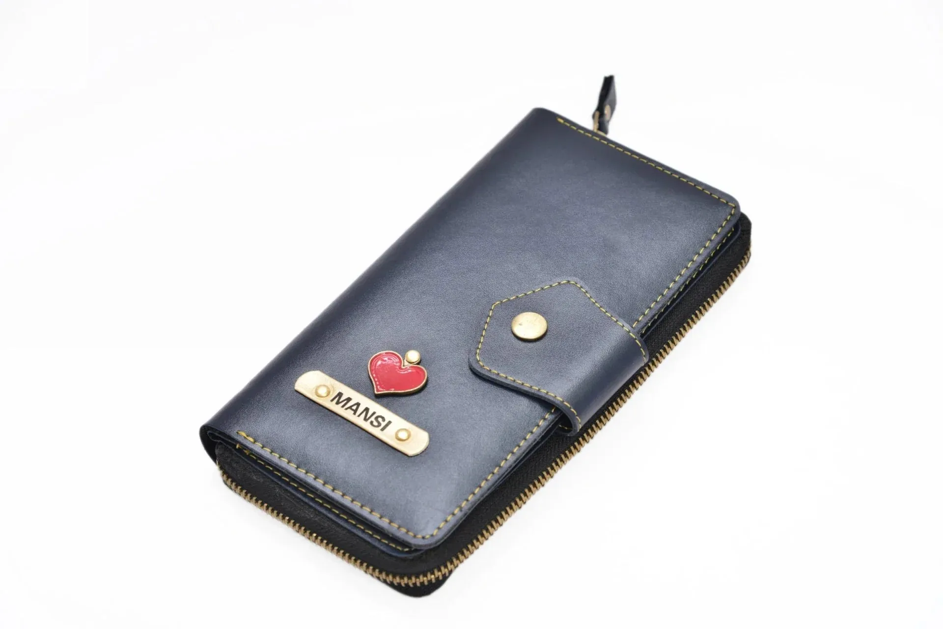 Premium Lady Wallet & Men's Wallet & Personalised Couple Rainbow Classic WaterBottle - Royal Blue