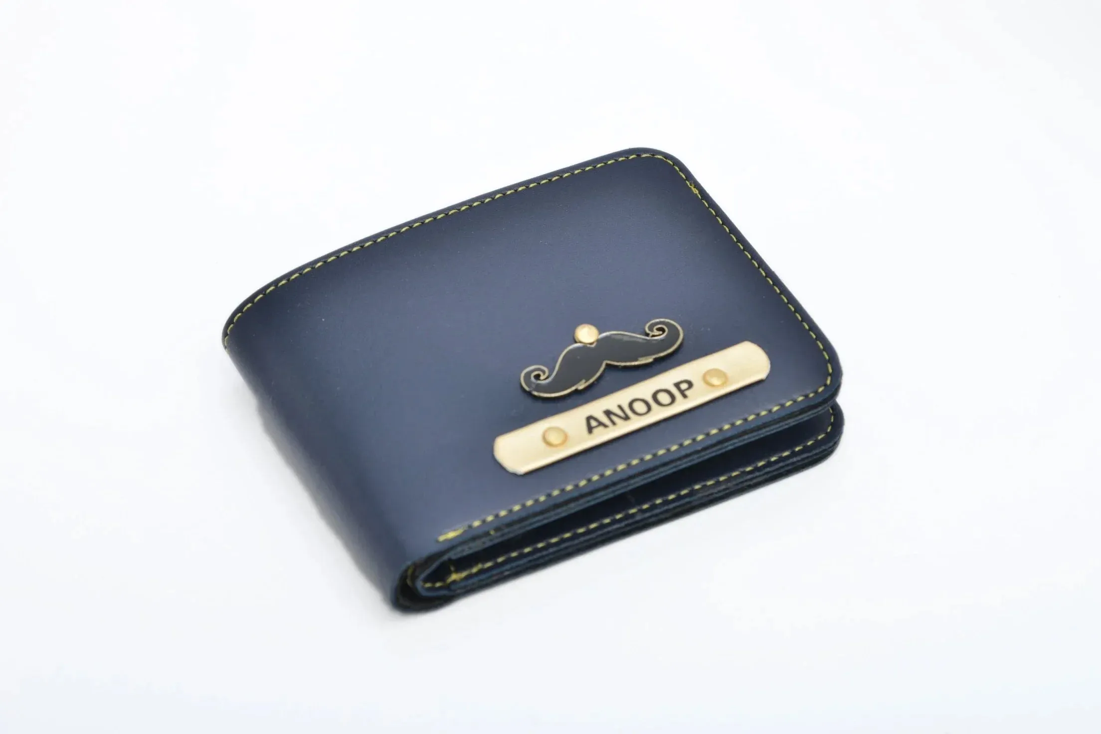 Premium Lady Wallet & Men's Wallet & Personalised Couple Rainbow Classic WaterBottle - Royal Blue