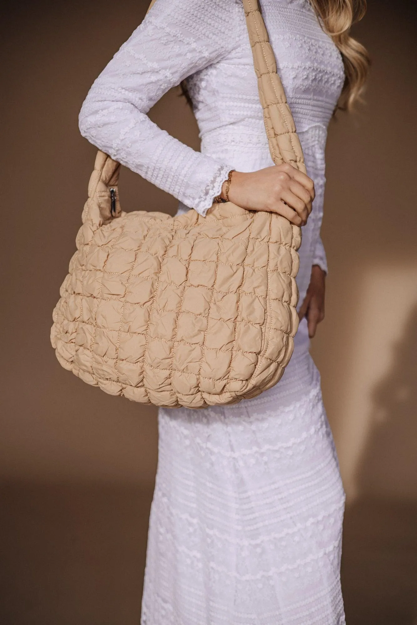 Puff Quilted Shoulder Bag