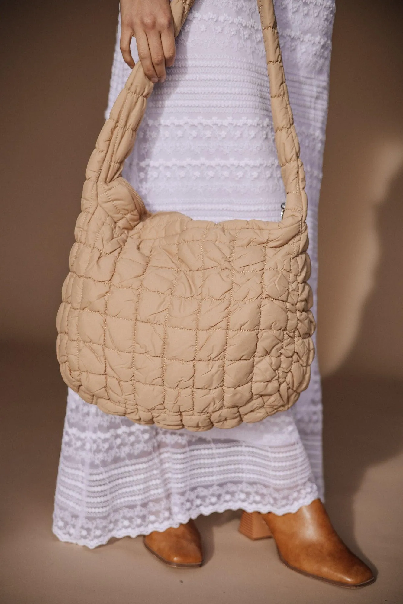 Puff Quilted Shoulder Bag