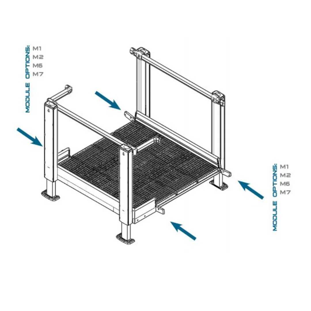 QRamp Module 10: Straight Platform 60” x 60”