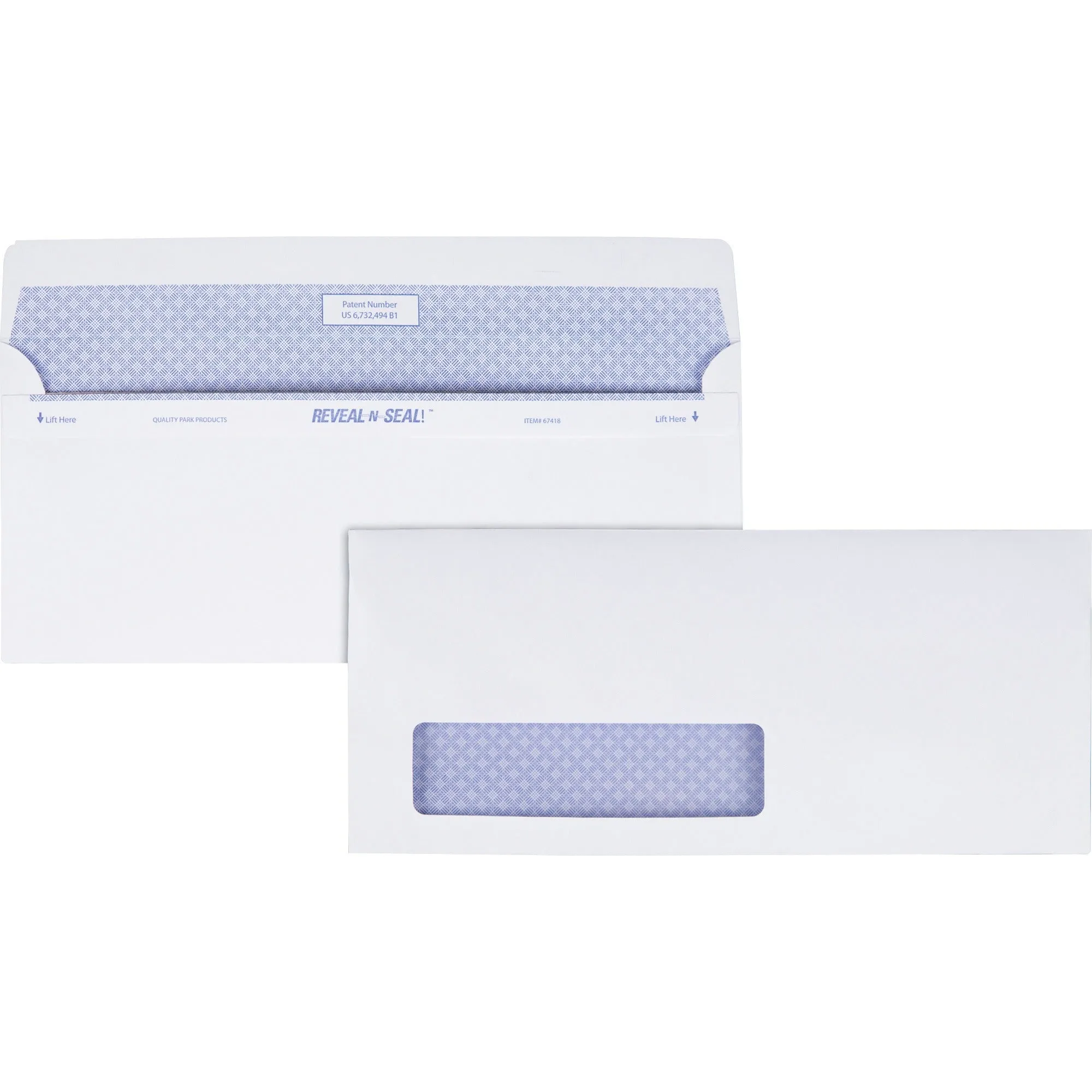 Quality Park Reveal-n-Seal Window Envelopes