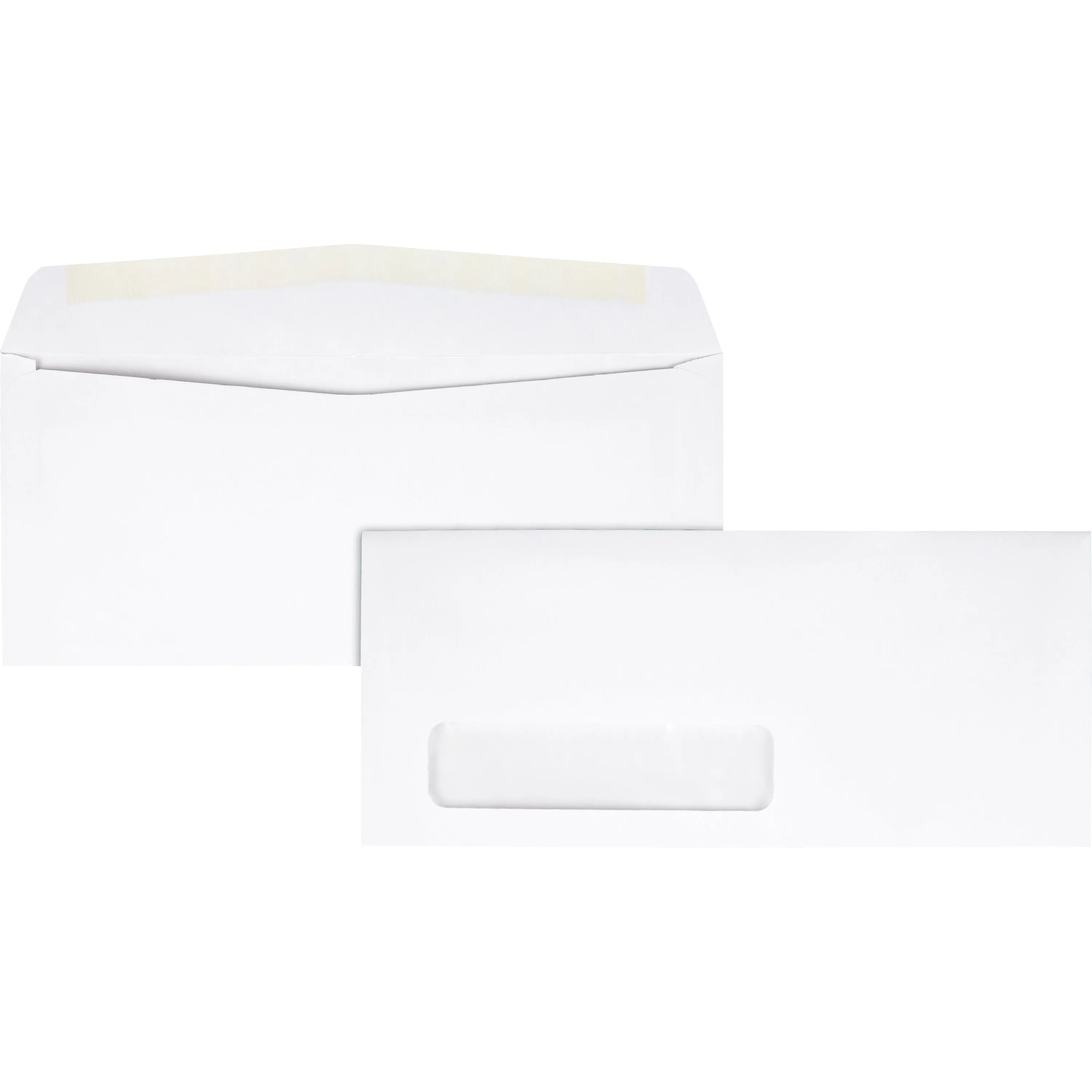 Quality Park White Woven Window Envelopes