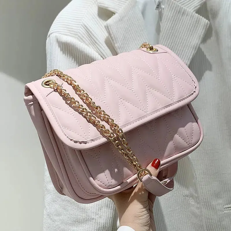 Quilted Chain Shoulder Bag